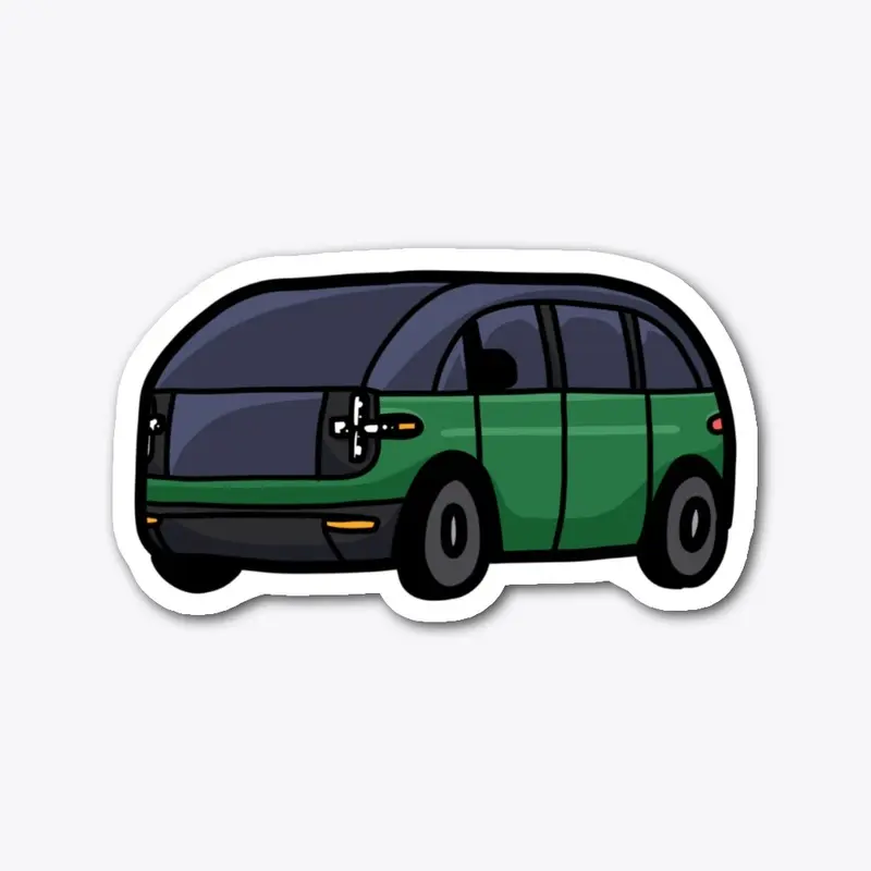 Kayak Van Sticker