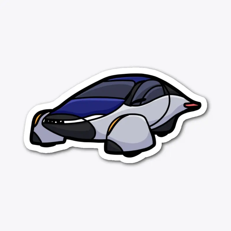 Solar Car Sticker